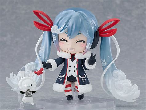 nendoroid miku snow|snow miku grand voyage.